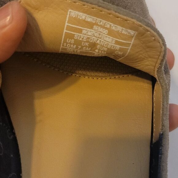 SEBAGO distressed suede loafers size 10 - Picture 7 of 8